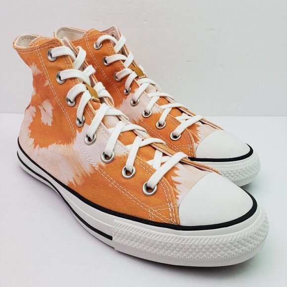Converse CTAS Hi  Summer Wave Mens Sz 9 Wms Sz 11 Amber Ochre White Sneaker Shoe main image 14